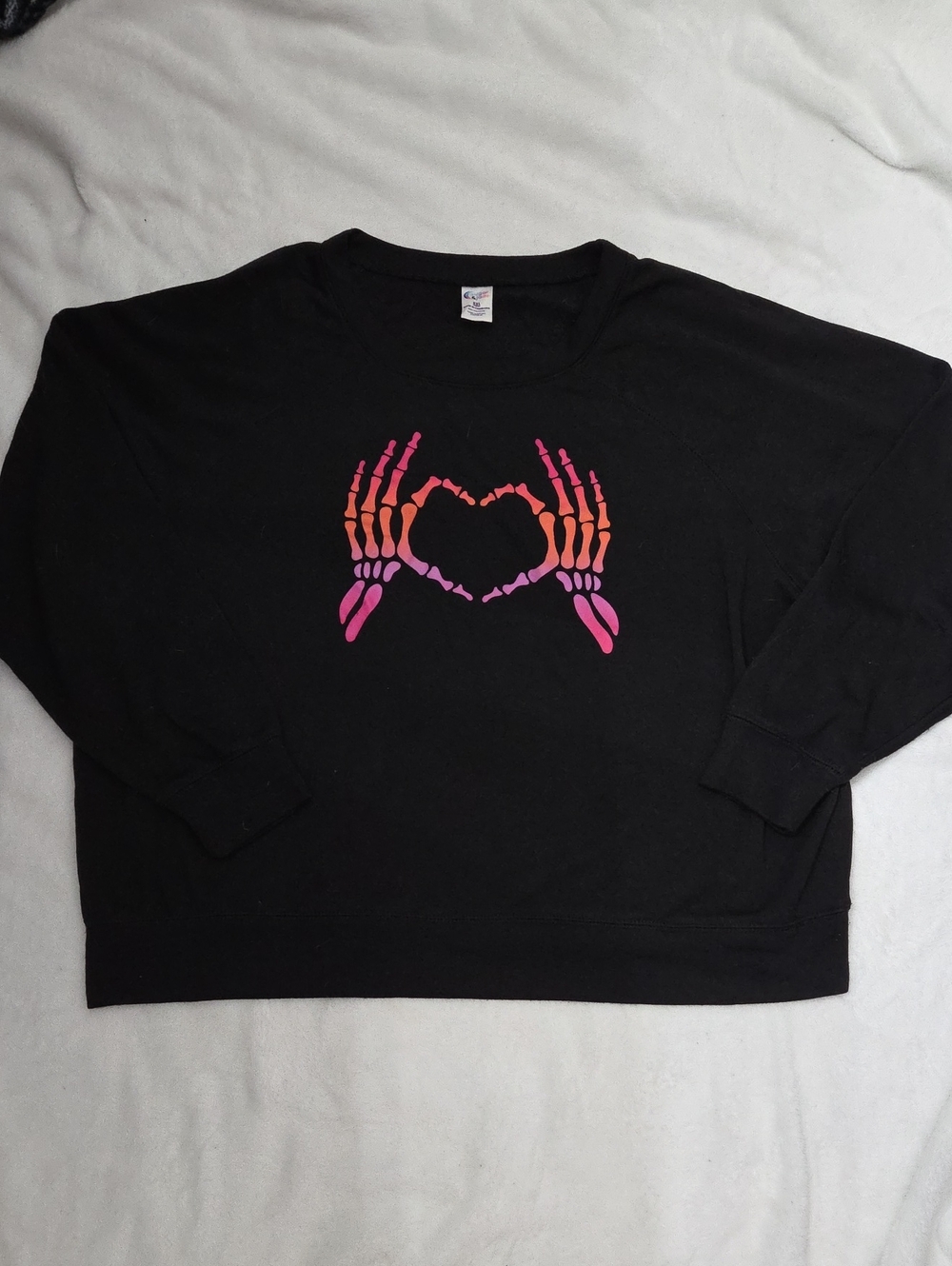 Sugar & Jade Skeleton Hands Sleep Sweatshirt Size Xxl (20-22)